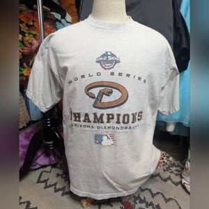 Vintage Arizona Diamondbacks 2001 World Series Shirt